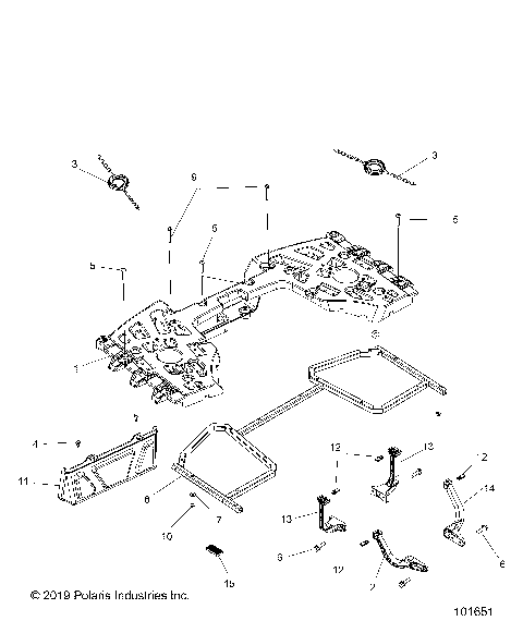 BODY, REAR RACK ASM. - A23SYE95PM (101651)