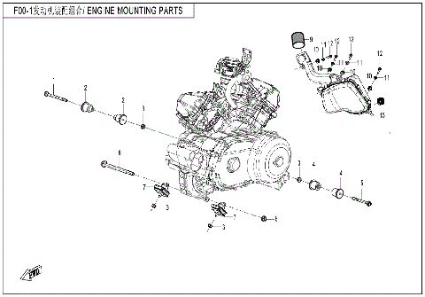ENGINE MOUNTING PARTS