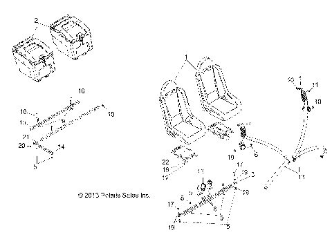 BODY, SEAT, MOUNTING and BELTS - R13XT9EAL (49RGRSEAT13JAGX)