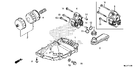 OIL PAN@OIL PUMP