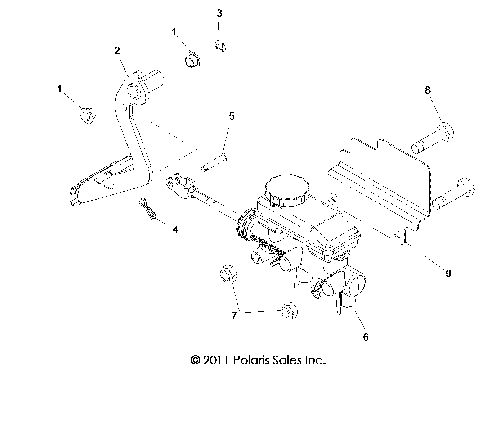 BRAKES, PEDAL and MASTER CYLINDER - Z16VHA57A2/EAK/AS (49RGRBRAKEFOOT12RZR)