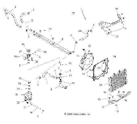 ENGINE, COOLING SYSTEM - R09VH76FX (49RGRCOOL09RZRI)