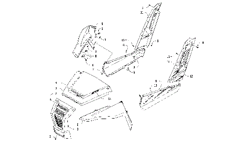 FRONT AND SIDE PANEL ASSEMBLIES [301782]