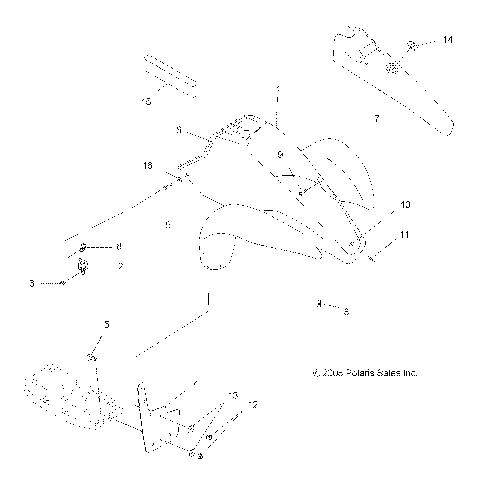 BODY, FRONT CAB - A08BA32AA (49ATVCAB08TB)