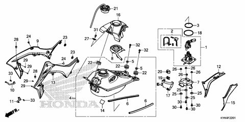FUEL TANK (CRF110F'19-)