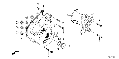 LEFT CRANKCASE COVER