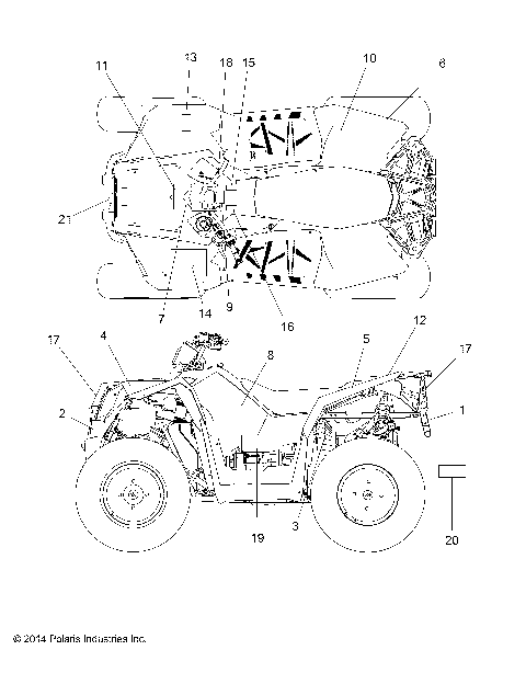 BODY, DECALS - A15SVE95HW (49ATVDECAL15SCRMMD)