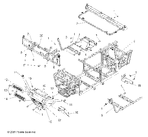 CHASSIS, FRAME and FRONT BUMPER - R09HH50AG/AR (49RGRCHASSIS095004X4)