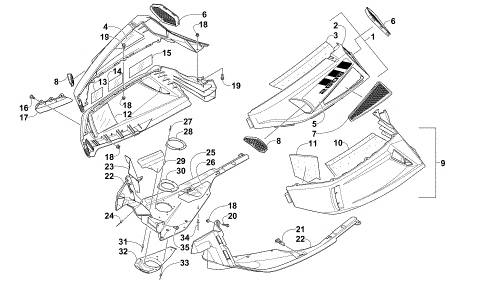 SKID PLATE AND SIDE PANEL ASSEMBLY