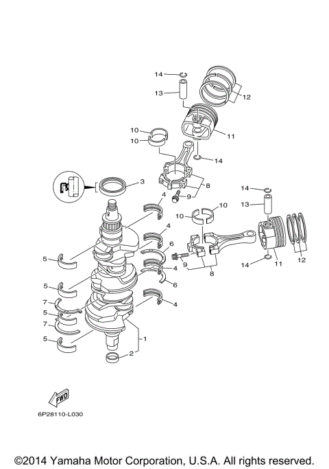 CRANKSHAFT PISTON -1037811