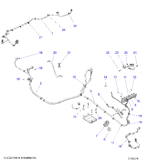 ELECTRICAL, WIRE HARNESS, PERIPHERAL - Z23RGU2KAN/BN  (C703274)