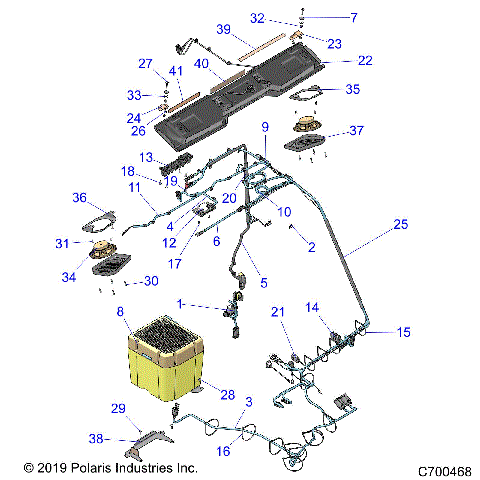 ELECTRICAL, ROOF PREM PREP AUDIO - R19RRE99A/B (C700468)