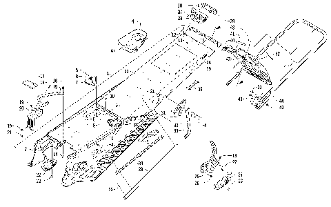 TUNNEL, REAR BUMPER, AND SNOWFLAP ASSEMBLY [98973]