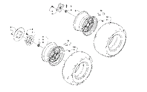 WHEEL AND TIRE ASSEMBLY [302338]