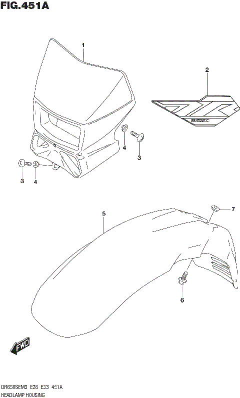 HEADLAMP HOUSING