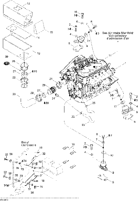 01- Engine Support And Air Intake
