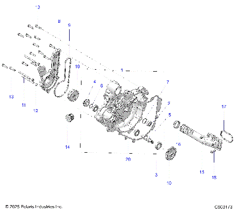 ENGINE, COOLING SYSTEM/WATER PUMP - S26AJE9FSL/AJN9FSL/FSM (C603173)