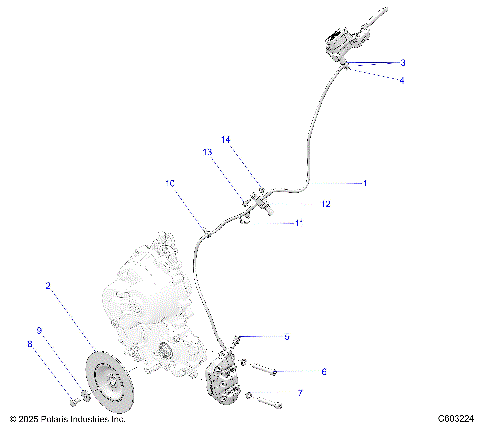 BRAKES, BRAKE ASM. - S26TLF9FSL (C603224)