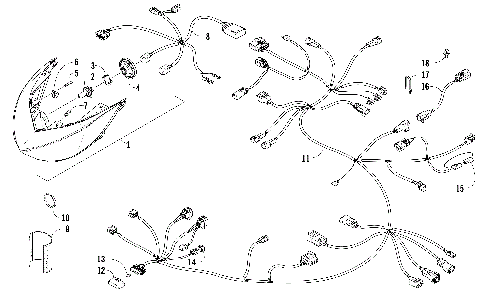 HEADLIGHT AND WIRING ASSEMBLIES [105128]