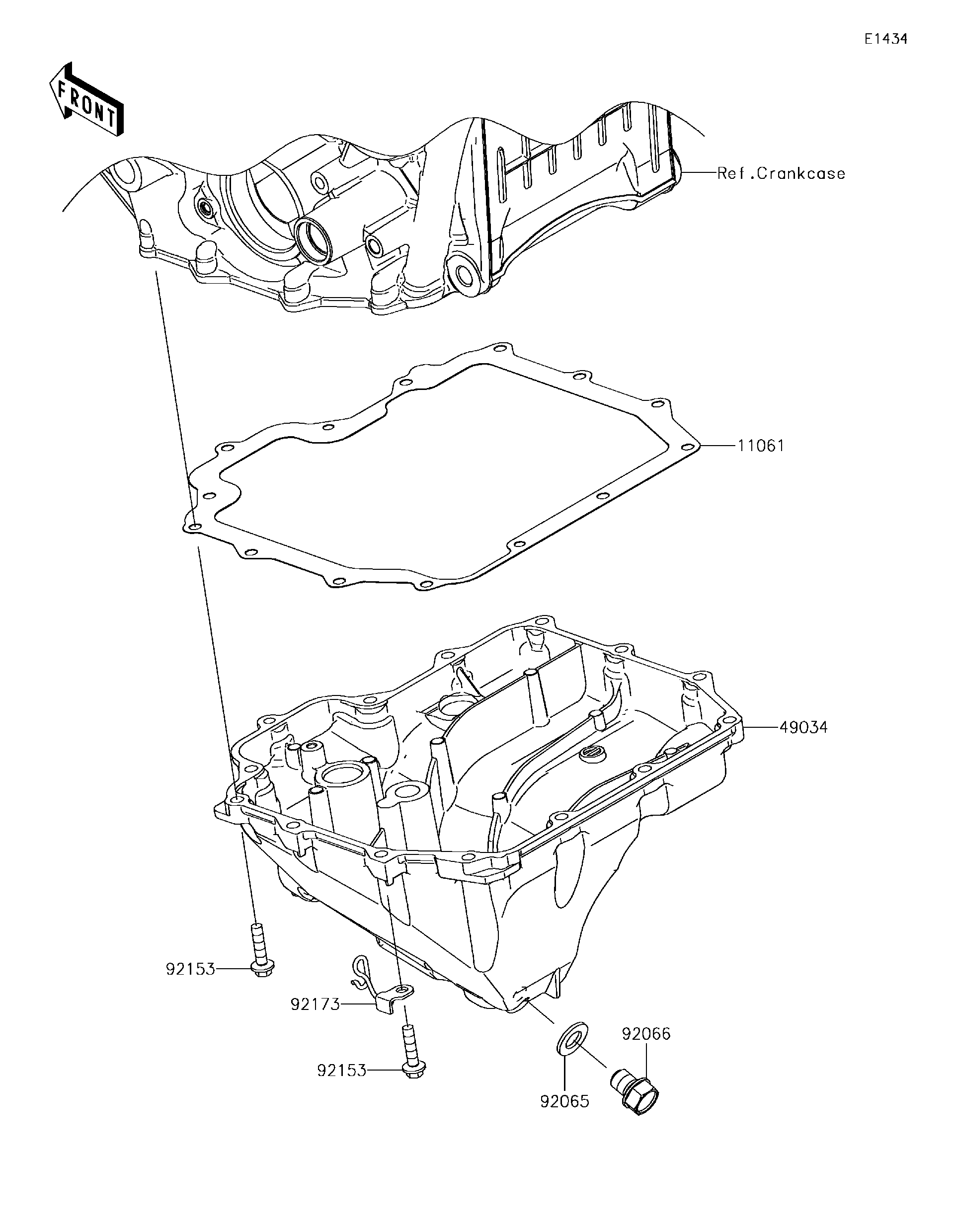 てんページ 2018 Kawasaki Motorcycles Parts-Finder Diagrams | Brushy