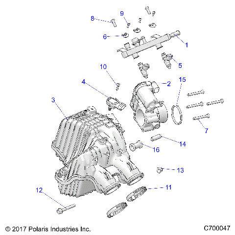 ENGINE, AIR INTAKE MANIFOLD - G21GAB99CM/FM (C700047)