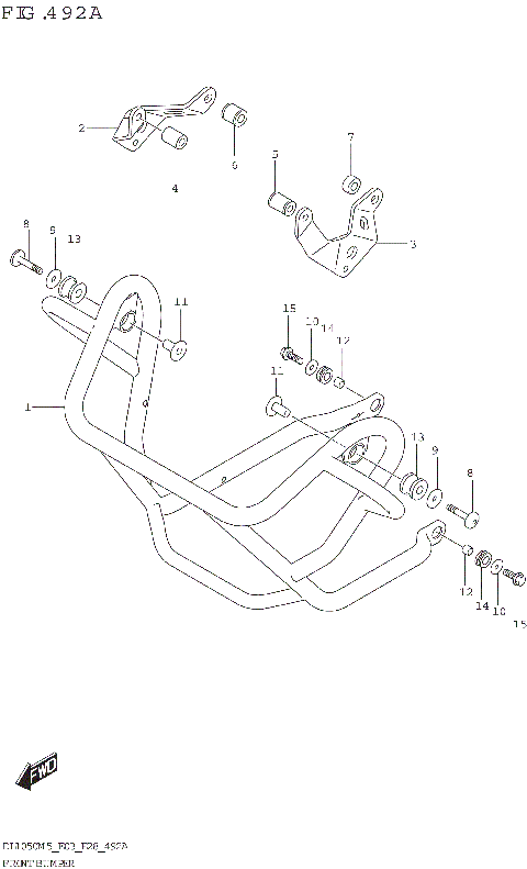 FRONT BUMPER (DL1050RJ)