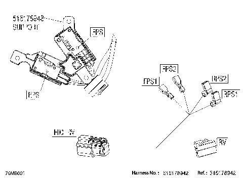 08- Electric - Reverse Wiring Harness - 515178942