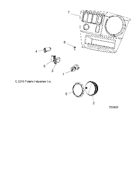 ELECTRICAL, DASH INSTRUMENTS and CONTROLS - R16RCA57A1/A4/B1/B4 (700500)