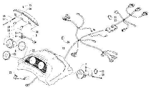 HEADLIGHT, INSTRUMENTS, AND WIRING ASSEMBLIES [87686]