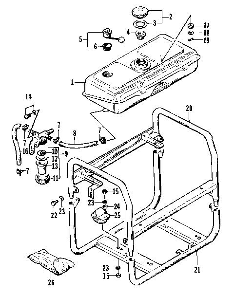 FUEL TANK & FRAME ASSEMBLY [94461]