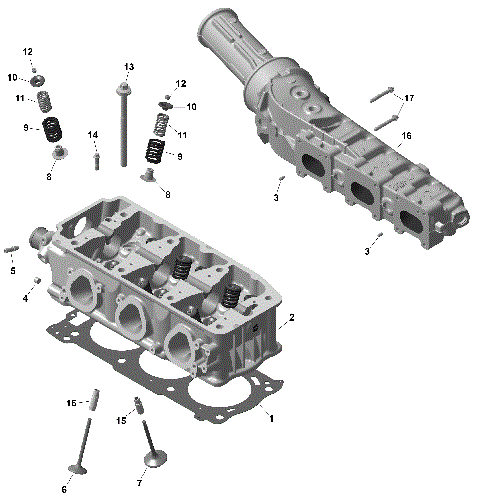 01- ROTAX - Cylinder Head