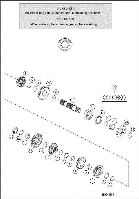 TRANSMISSION II - COUNTERSHAFT