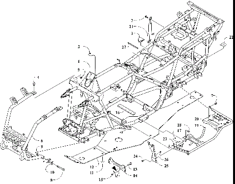 FRAME AND RELATED PARTS [303674]