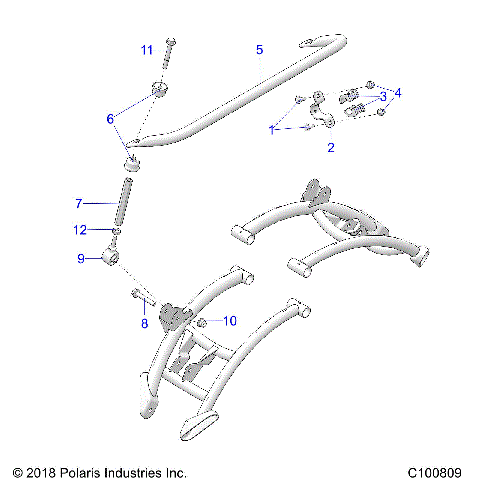 SUSPENSION, STABILIZER BAR - A18SXE95FR (C100809)