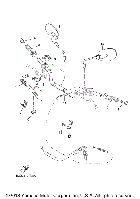 STEERING HANDLE CABLE