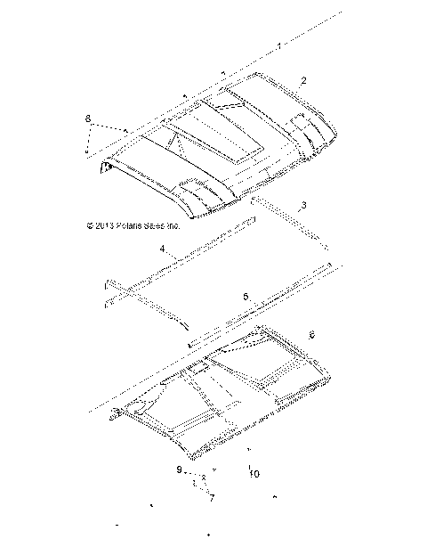 BODY, ROOF - R142D9JDA (49BRUTUSROOF13)