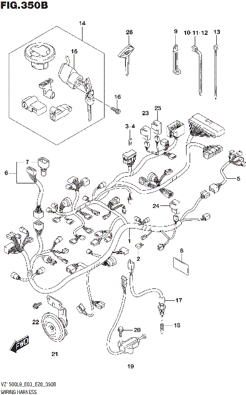 WIRING HARNESS (E33)