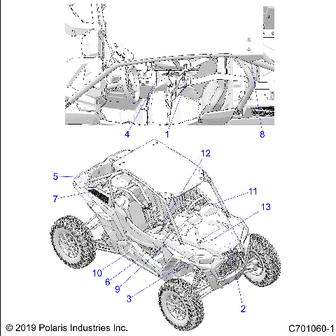 BODY, DECALS COMMON - Z20PAE92AC/BC/F92AC/LC (C701060-1)