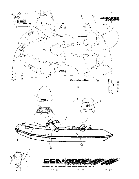 09- Decals And Hypalon Tube
