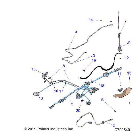 ELECTRICAL, DASH INSTUMENTS, RIDE COMMAND PREM - R19RSE99A (C700540)