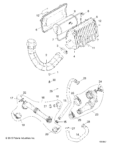 ENGINE, AIR INTAKE SYSTEM - Z16VDE92NH/NW (700452)