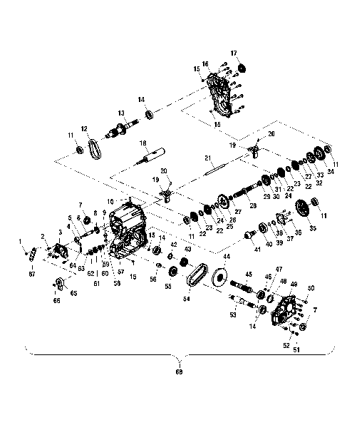 GEARCASE - C10RD50AA (4976437643C13)
