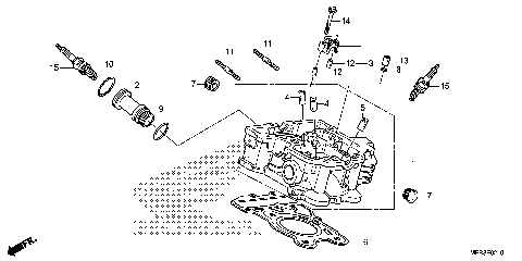 REAR CYLINDER HEAD