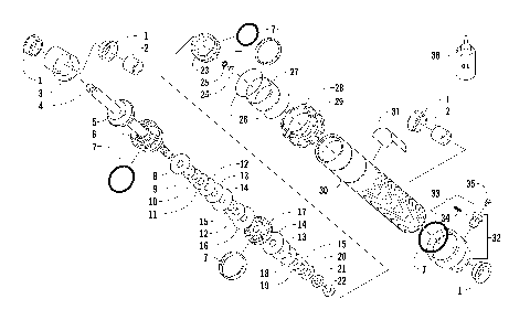 FRONT SUSPENSION SHOCK ABSORBER [98044]