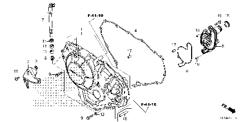 RIGHT CRANKCASE COVER (1)