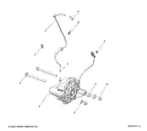 DRIVE TRAIN, FRONT GEARCASE MOUNTING