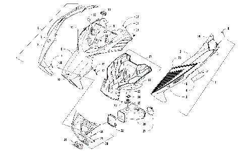 HOOD AND AIR INTAKE ASSEMBLY [104118]