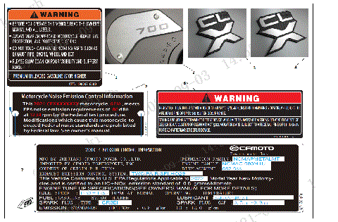WARNING DECAL KIT