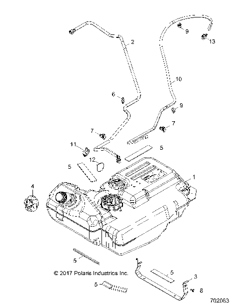 BODY, FUEL TANK - Z18VBA87B2/E87BK/BU/LK/BR (702063)