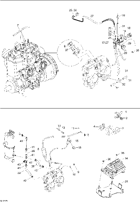 01- Throttle Handle And ECM